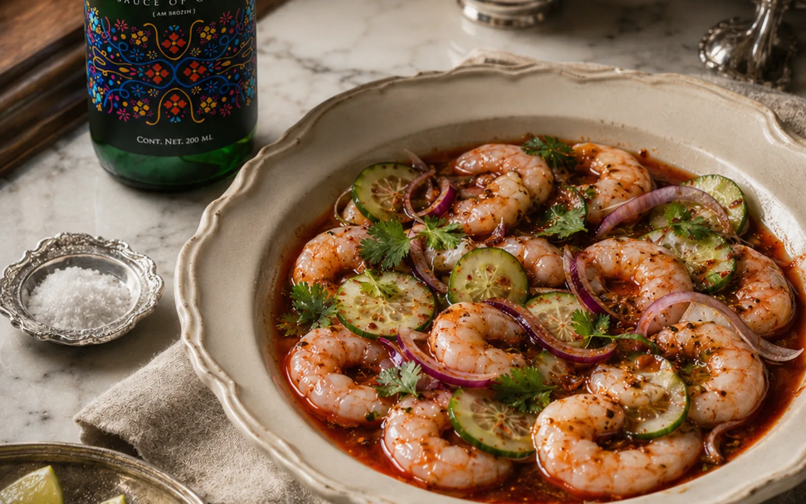 Aguachile rojo de camaron