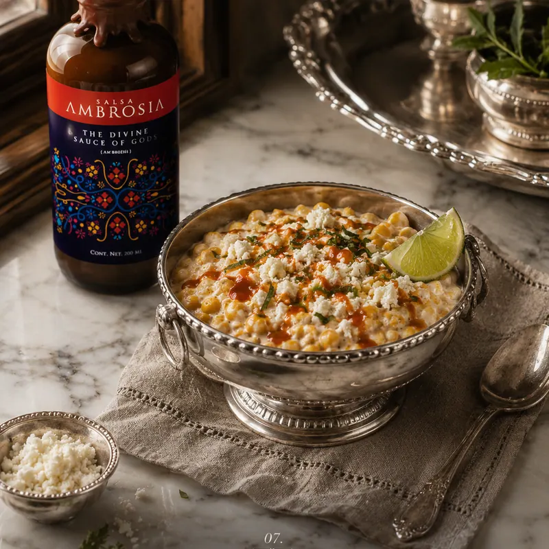 Esquites cremosos con AMBROSIA