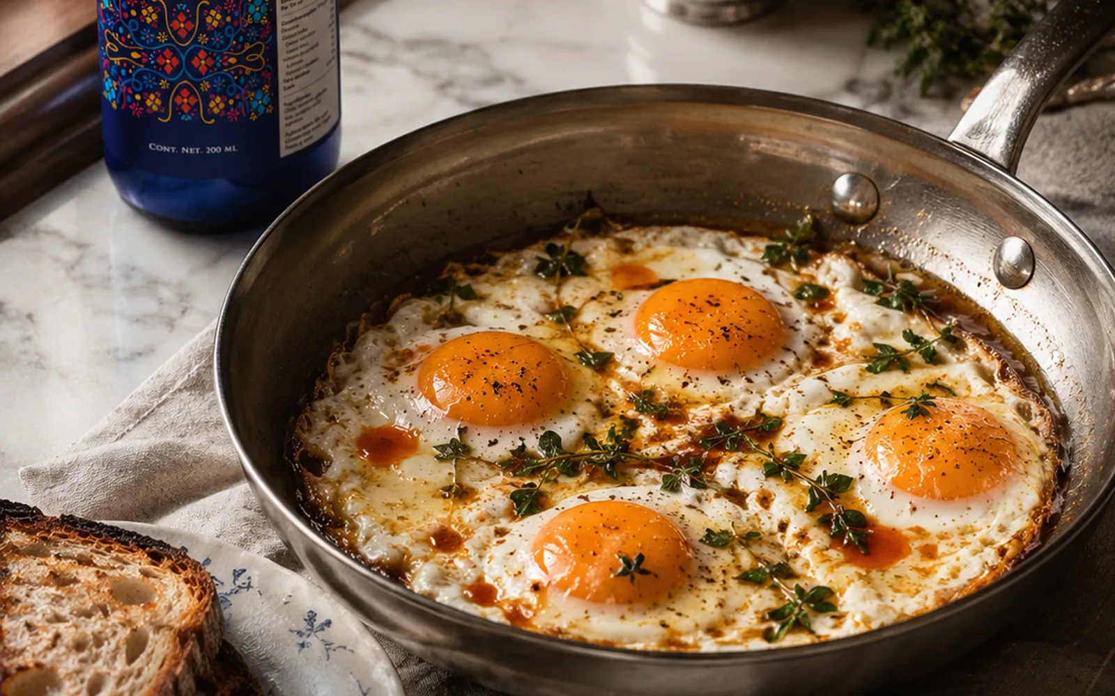 Huevos al sarten con AMBROSIA