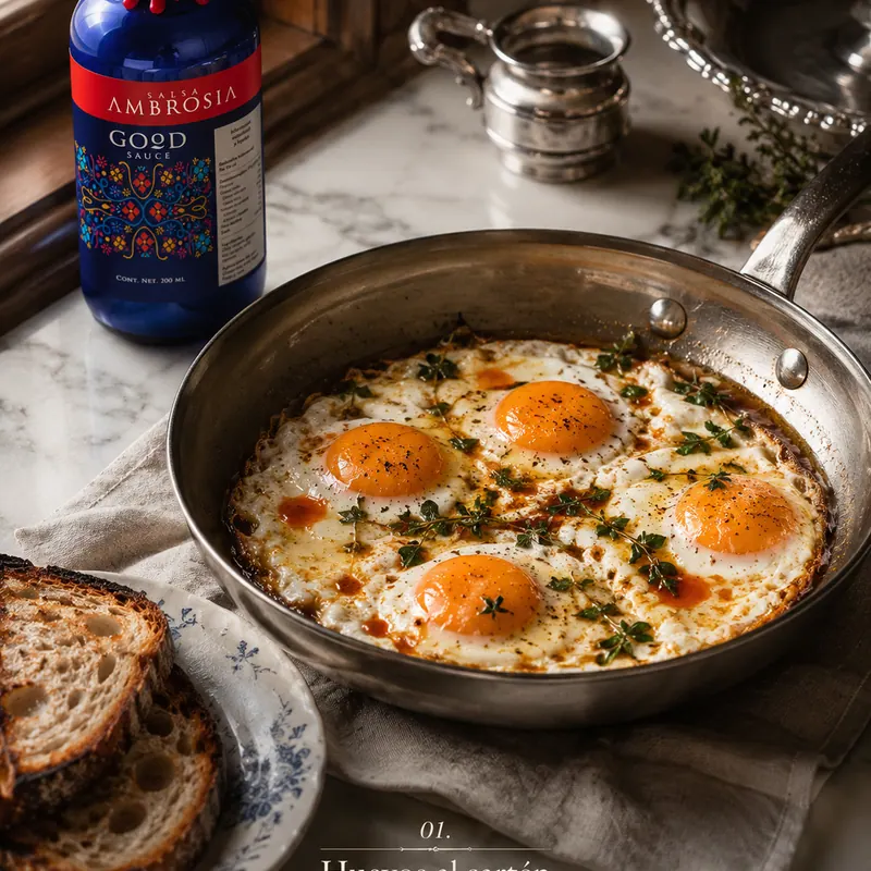 Huevos al sarten con AMBROSIA