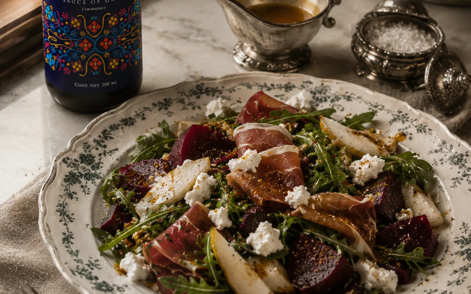 Vinagreta de AMBROSIA para ensaladas robustas