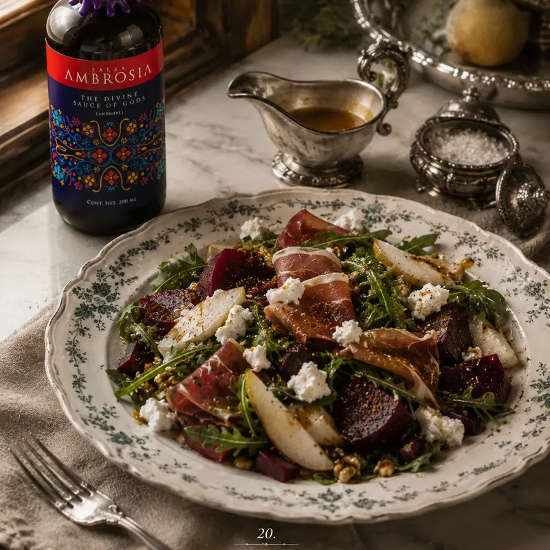 Vinagreta de AMBROSIA para ensaladas robustas
